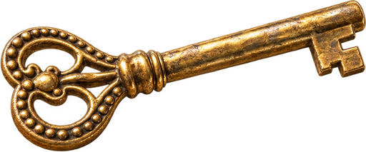 Brass key