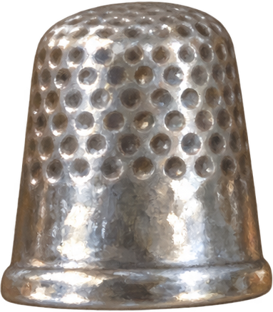 Silver thimble