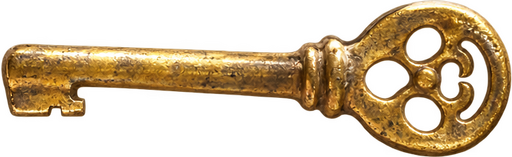 Brass key