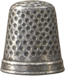 Silver thimble