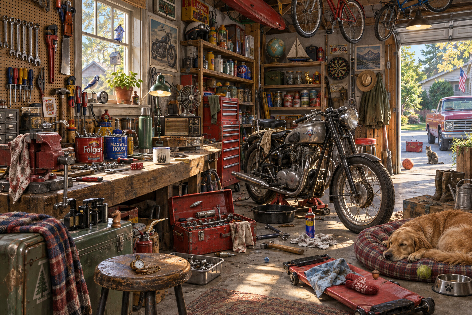 Garage Workshop scene