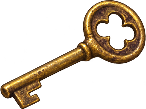 Brass key