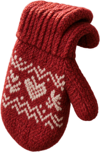 Red mitten