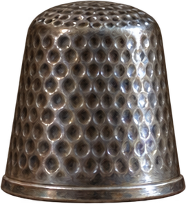Silver thimble