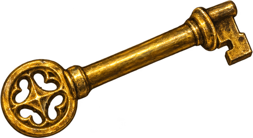 Brass key