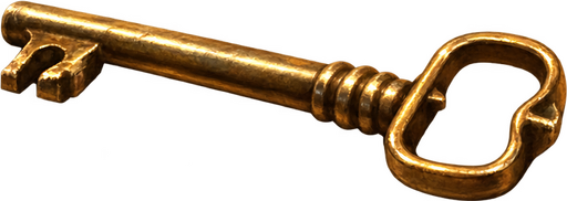 Brass key